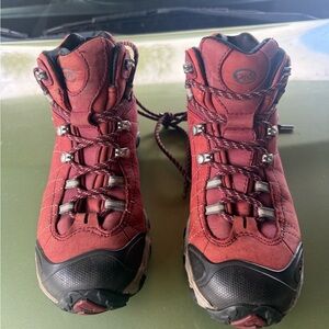 Oboz Women's Red Hiking Boots